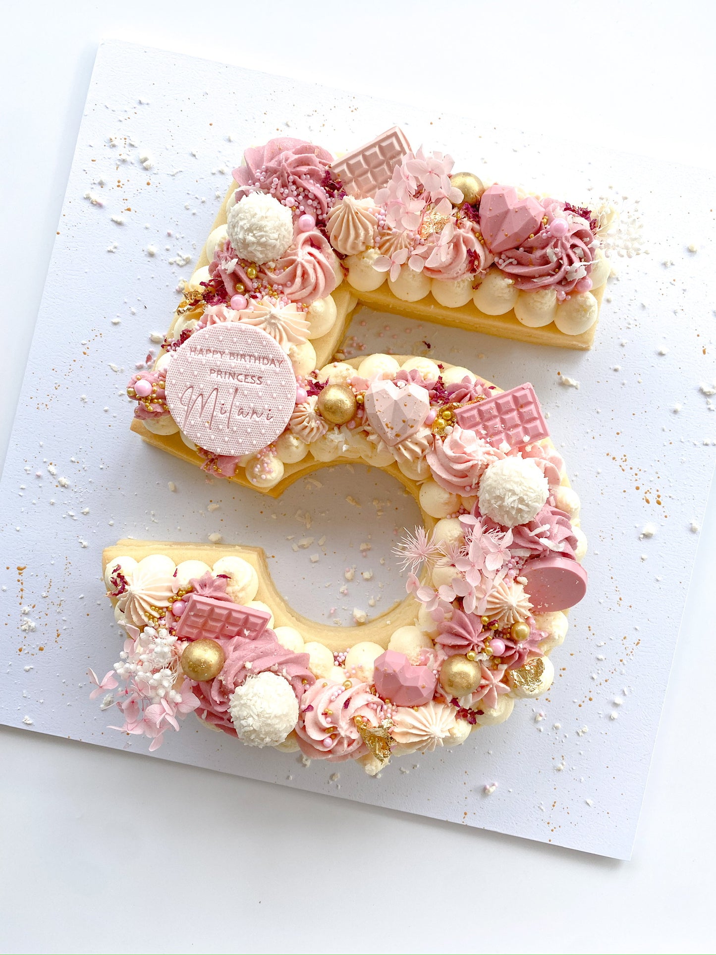 Letter/Number Cookie Cake