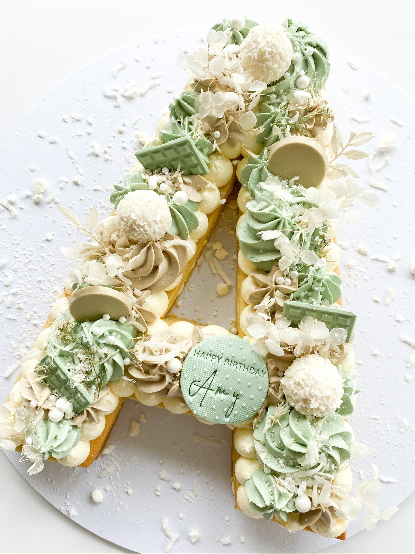 Letter/Number Cookie Cake