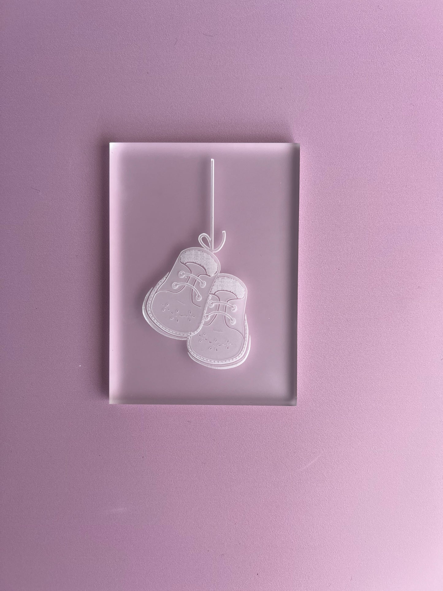 baby booties stamp