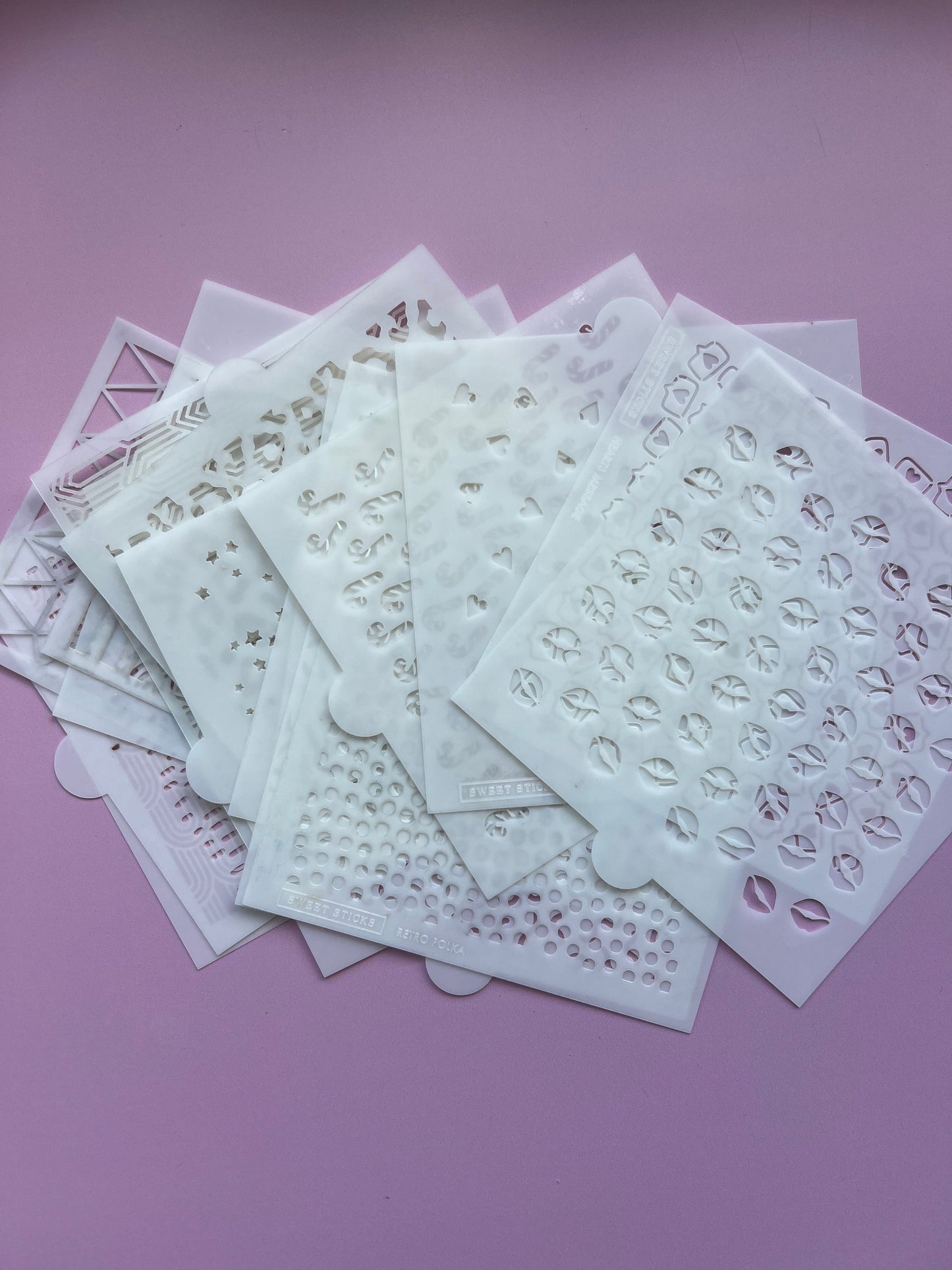 stencils bundle (used)