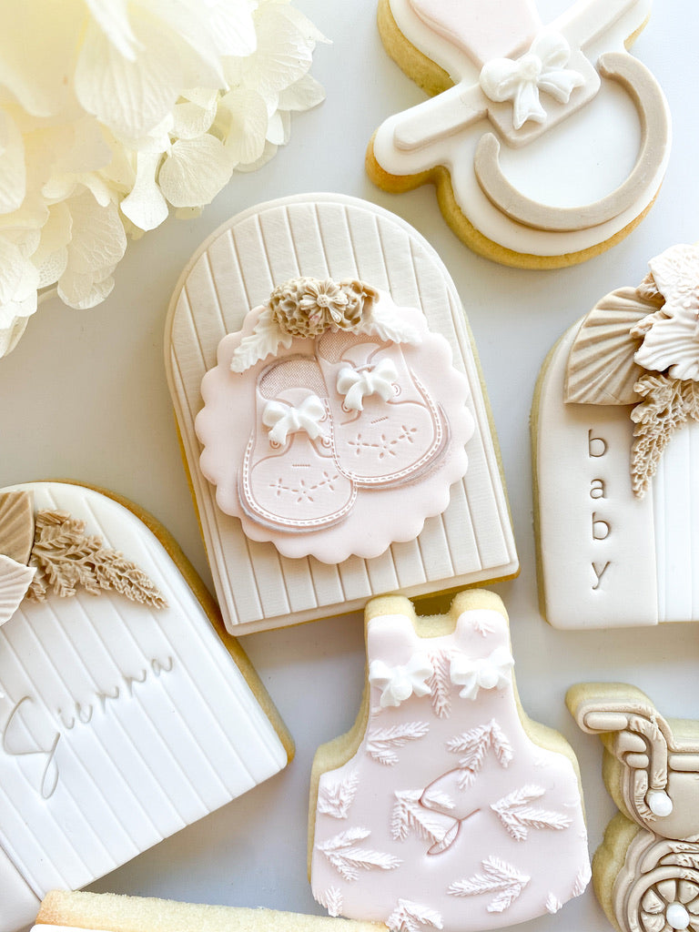 baby booties stamp